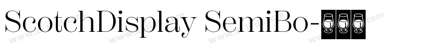 ScotchDisplay SemiBo字体转换